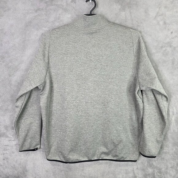 Mens Nike Dri-Fit Gray 1/4 Zip Pullover Sweatshirt Long Sleeve Polyester XXL - Picture 4 of 7